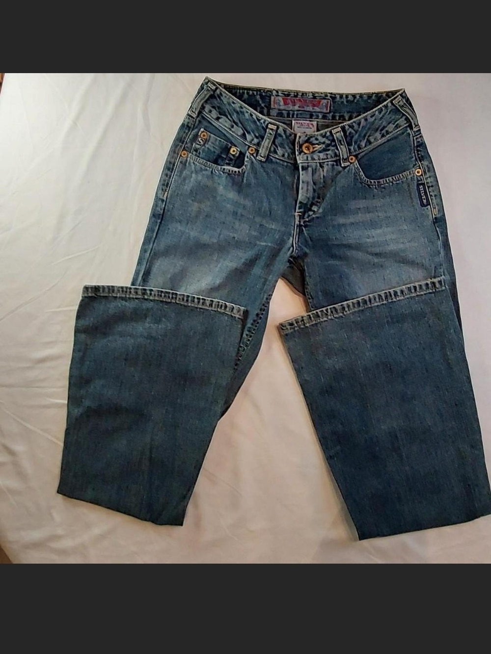 Vintage Womens 25 X 31  Silver Jeans Co. "Tuesday" Low-Rise Slim Bootcut Jeans